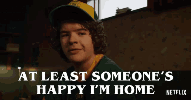 a netflix ad shows a boy with curly hair