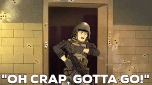 Hank And Jed Battlefield Friends GIF - Hank And Jed Battlefield Friends Gotta Go GIFs