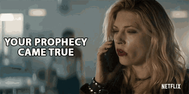Your Prophecy Came True Katheryn Winnick GIF - Your Prophecy Came True Katheryn Winnick Christine Gavin GIFs