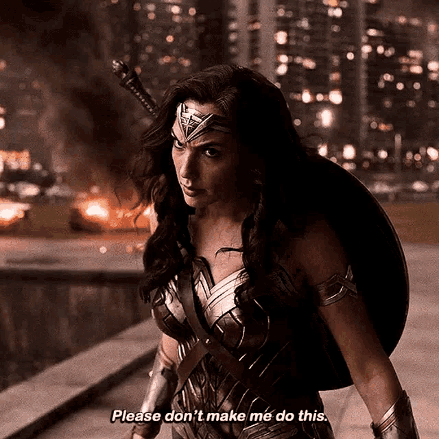 Wonder Woman Please GIF - Wonder Woman Please Dont Make Me GIFs