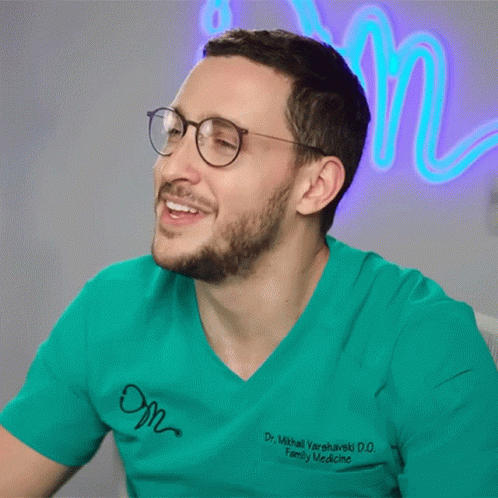 Laughing Mikhail Varshavski GIF - Laughing Mikhail Varshavski Doctor Mike GIFs