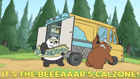 We Bare Bears Grizzly Bear GIF - We Bare Bears Grizzly Bear Calzone GIFs