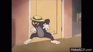 Sneaky Tom And Jerry GIF - Sneaky Tom And Jerry Door GIFs