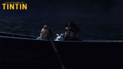 Scared The Adventures Of Tintin GIF - Scared The Adventures Of Tintin Anxious GIFs