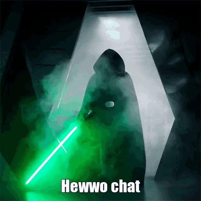Star Wars Hewwo Chat GIF - Star Wars Hewwo Chat Luke Skywalker GIFs