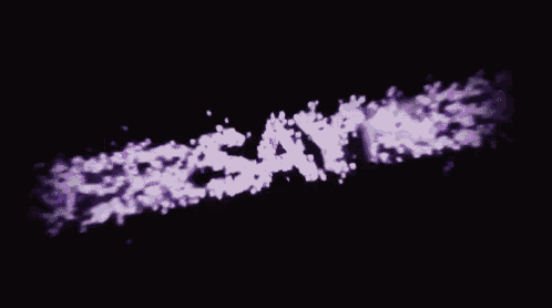 the word essay is written in purple and white