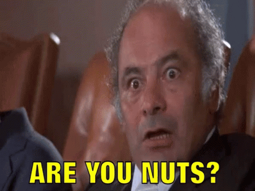 Burt Young Are You Nuts GIF