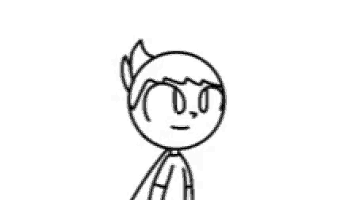 a cartoon character is giving a thumbs up .