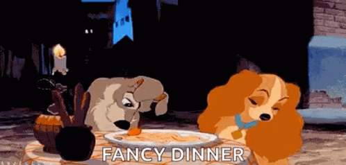 Lady And The Tramp Love GIF - Lady And The Tramp Love Date GIFs