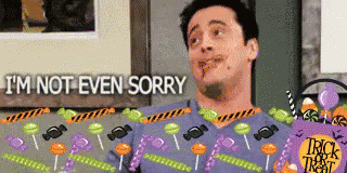 Halloween Candy GIF - Halloween Candy Not Sorry Friends GIFs