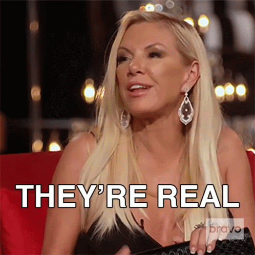 Theyre Real Real Housewives Of New York GIF - Theyre Real Real Housewives Of New York They Are Authentic GIFs