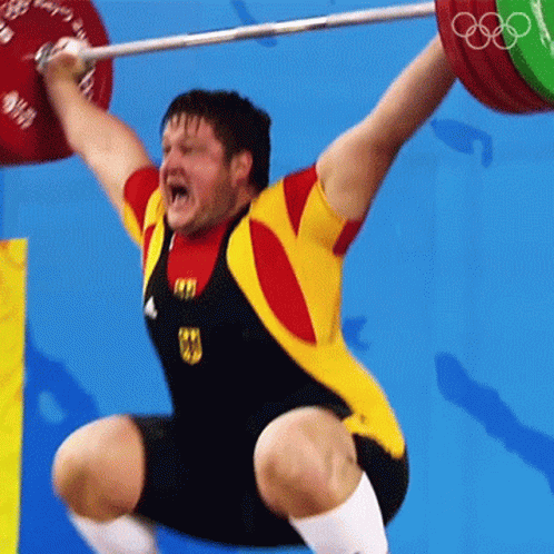 Weightlifting Matthias Steiner GIF - Weightlifting Matthias Steiner International Olympic Committee GIFs
