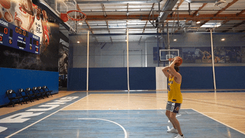 a basketball player with the number 5 on his shirt