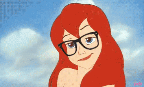 Hipster Ariel - Hipster GIF - Hipster The Little Mermaid Ariel GIFs