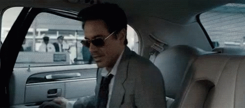 When You Stop Caring About Life'S Problems GIF - Due Date Robert Downey Jr Car Door Fail GIFs