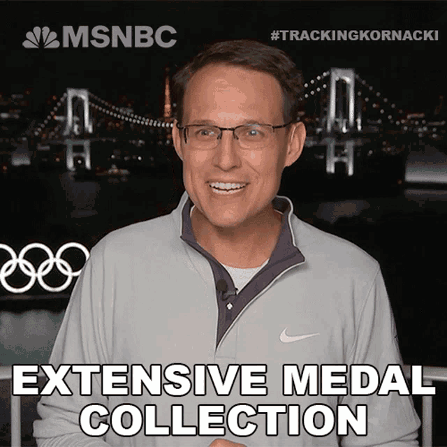 Extensive Medal Collection Steve Kornacki GIF