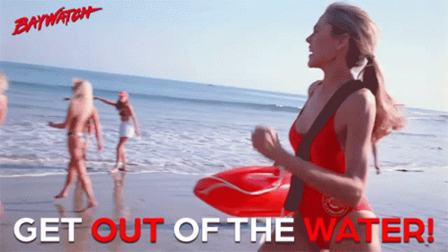 Get Out Of The Water Jill Riley GIF - Get Out Of The Water Jill Riley Baywatch GIFs