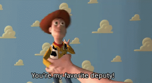 You'Re My Favorite Deputy! - Toy Story GIF - Toy Story Woody Favorite Deputy GIFs