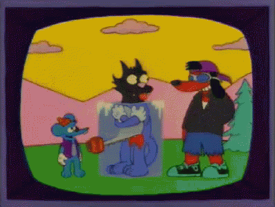 Note: Poochie Died - The Simpsons GIF - The Simpsons Poochie Itchy GIFs