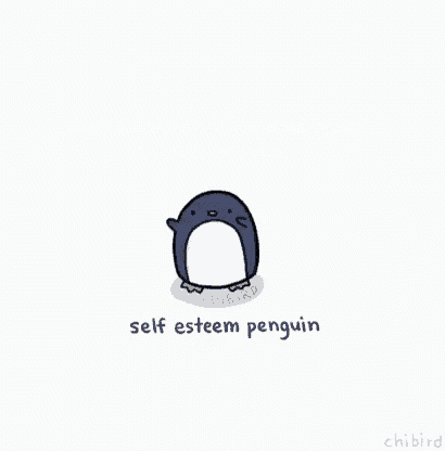 a penguin with the words `` you have many interesting traits that make you special '' written on it .