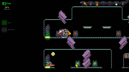a video game with a score of 87/170