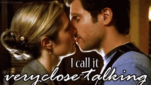 I Call It Very Close Talking Kiss GIF - I Call It Very Close Talking Kiss Psych GIFs