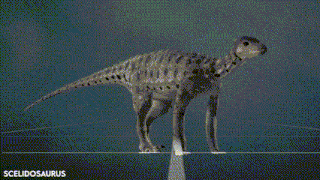 a computer generated image of a sceliosaurus dinosaur