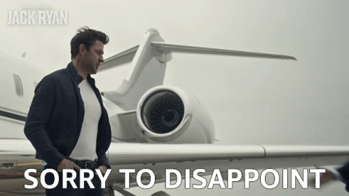 Sorry To Disappoint Jack Ryan GIF - Sorry To Disappoint Jack Ryan James Greer GIFs