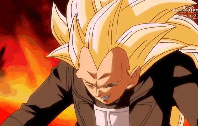 a cartoon character with the word super on the bottom left