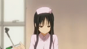 看護師　看護婦　澪　みお　けいおん GIF - Injection Shot Anime GIFs