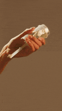 a man with glasses is holding a glass with the words happy always hifive written on it