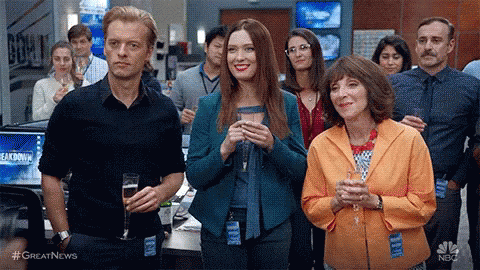 Cheers A Toast To You GIF - Cheers A Toast To You Nbc GIFs