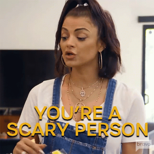 Youre A Scary Person Golnesa GIF - Youre A Scary Person Golnesa Shahs Of Sunset GIFs