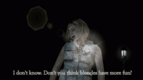 Heather Mason Silent Hill GIF - Heather Mason Silent Hill Blondes GIFs