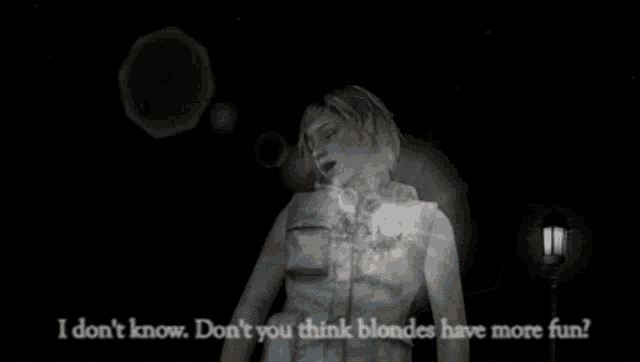 a video game character says i do n't know