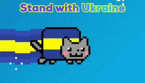 Ukraine Flag GIF - Ukraine Flag Nyan GIFs