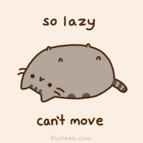 Lazy Cat Pusheen GIF - Lazy Cat Pusheen So Lazy GIFs