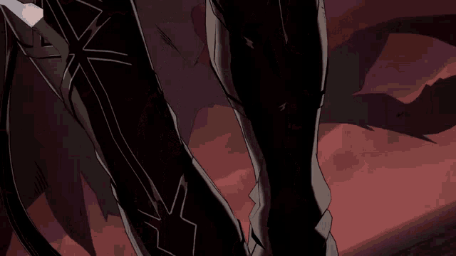 a close up of a person 's legs with a star on them
