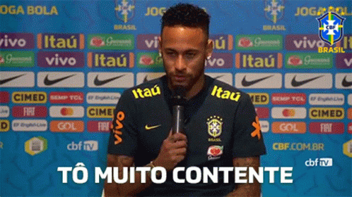 To Muito Contente Neymar GIF - To Muito Contente Neymar Cbf GIFs
