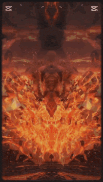 a picture of an explosion with the caption " capcut "