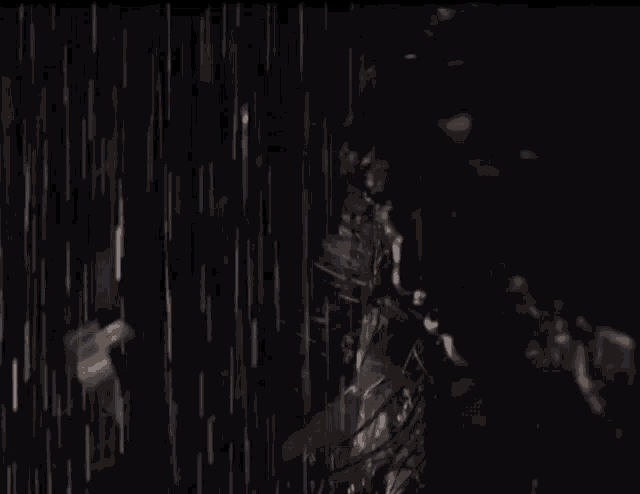 a woman in a hooded jacket standing in the rain