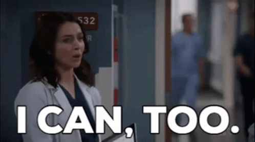Greys Anatomy Amelia Shepherd GIF - Greys Anatomy Amelia Shepherd I Can Too GIFs