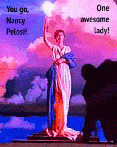 Nancy Pelosi Liberty GIF - Nancy Pelosi Liberty Power GIFs