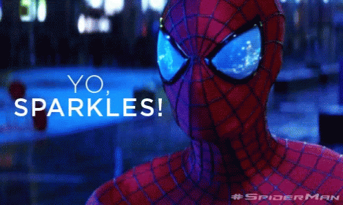 Amazing Spidermann Yo Sparkles GIF - Amazing Spidermann Yo Sparkles GIFs