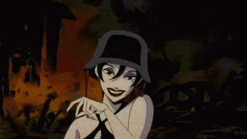 a cartoon character is wearing a helmet and smiling while pointing up .