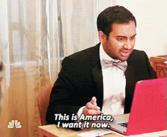Gimme GIF - Aziz Ansari Parks And Recreation Parks And Rec GIFs