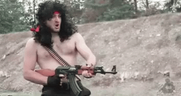 Uhf Rambo GIF - Uhf Rambo Weird Al Yankovic GIFs