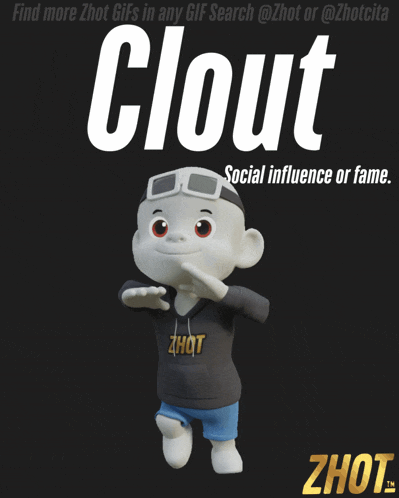 a cartoon character with a hoodie that says zhot