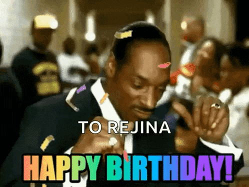 snoop dogg says happy birthday to rejina in a video