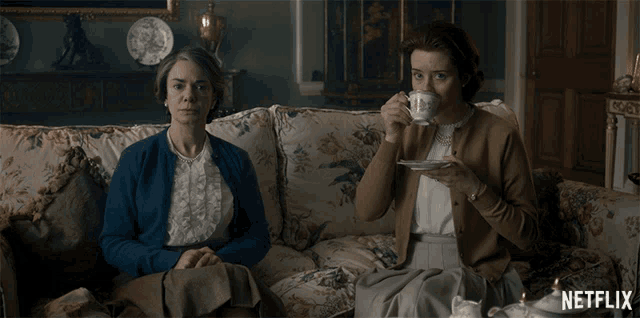 Sipping Tea Claire Foy GIF - Sipping Tea Claire Foy Queen Elizabeth Ii GIFs